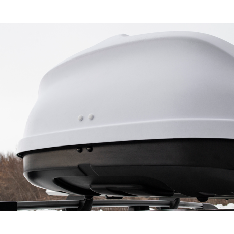 Бокс-багажник на крышу аэродинамический White "Turino Compact" купить недорого с доставкой в Томилино