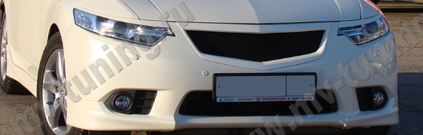 Клыки (накладки) переднего бампера "Type-S" для Honda Accord VIII (2011-2013) купить недорого с доставкой в Томилино