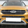 Защита радиатора "Standart" Chery Tiggo 7 (2016-2020) верх, чёрная купить недорого с доставкой в Томилино