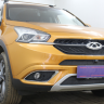Защита радиатора "Standart" Chery Tiggo 7 (2016-2020) верх, чёрная купить недорого с доставкой в Томилино